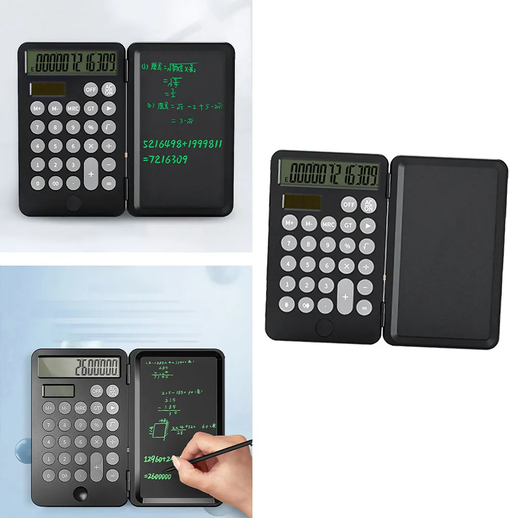 Solar Energy Calculator Portable LCD Tablet with writing pad  for Business Office