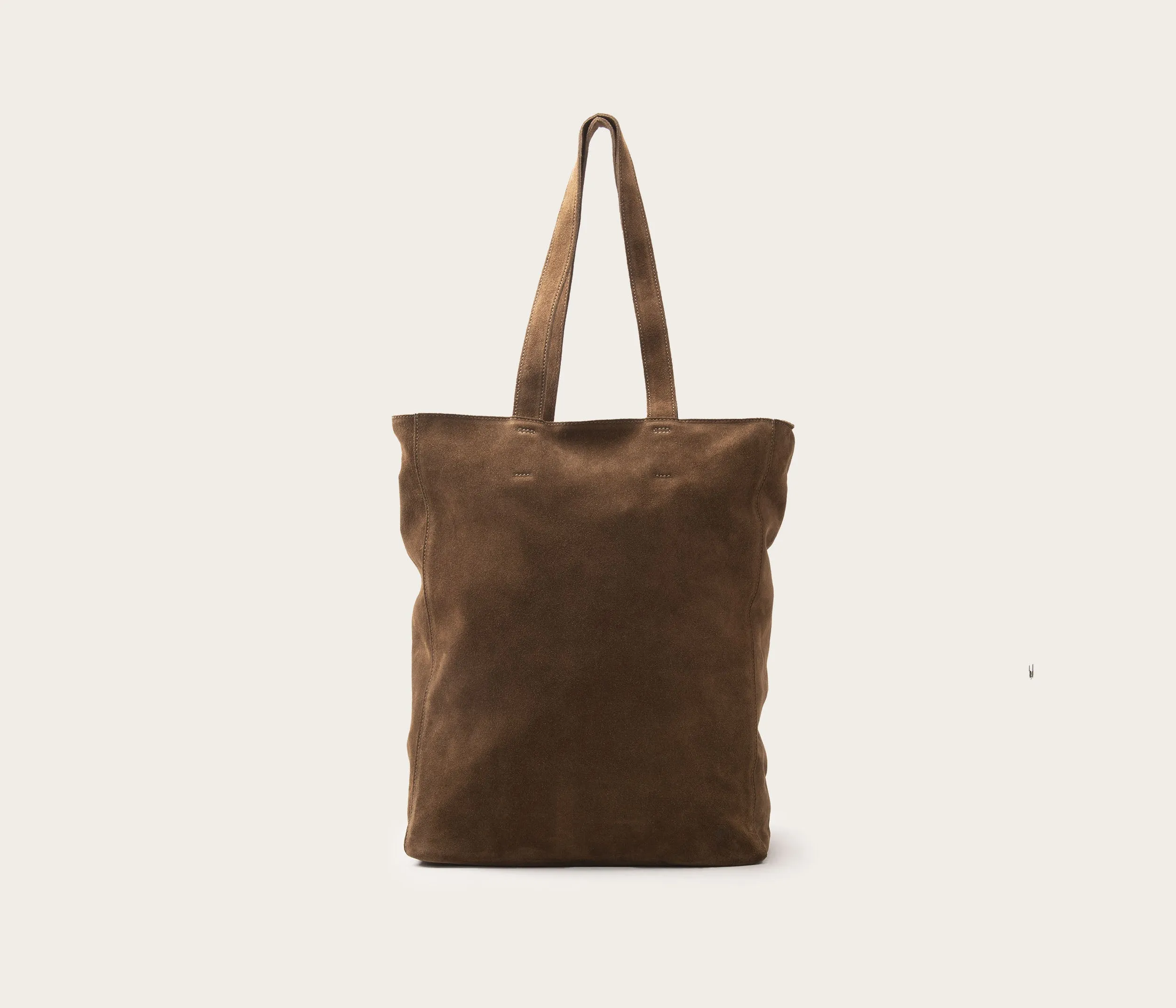 Solène Bag Taupe Velvet Tote Bag