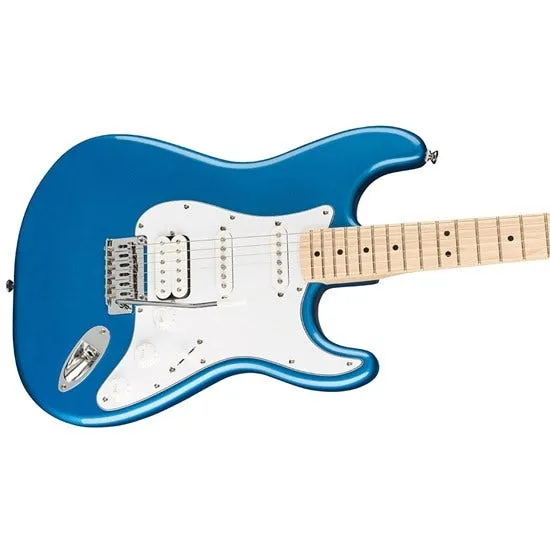 Squier Affinity Strat HSS Pack w/ Gig Bag & Frontman 15G (Lake Placid Blue)