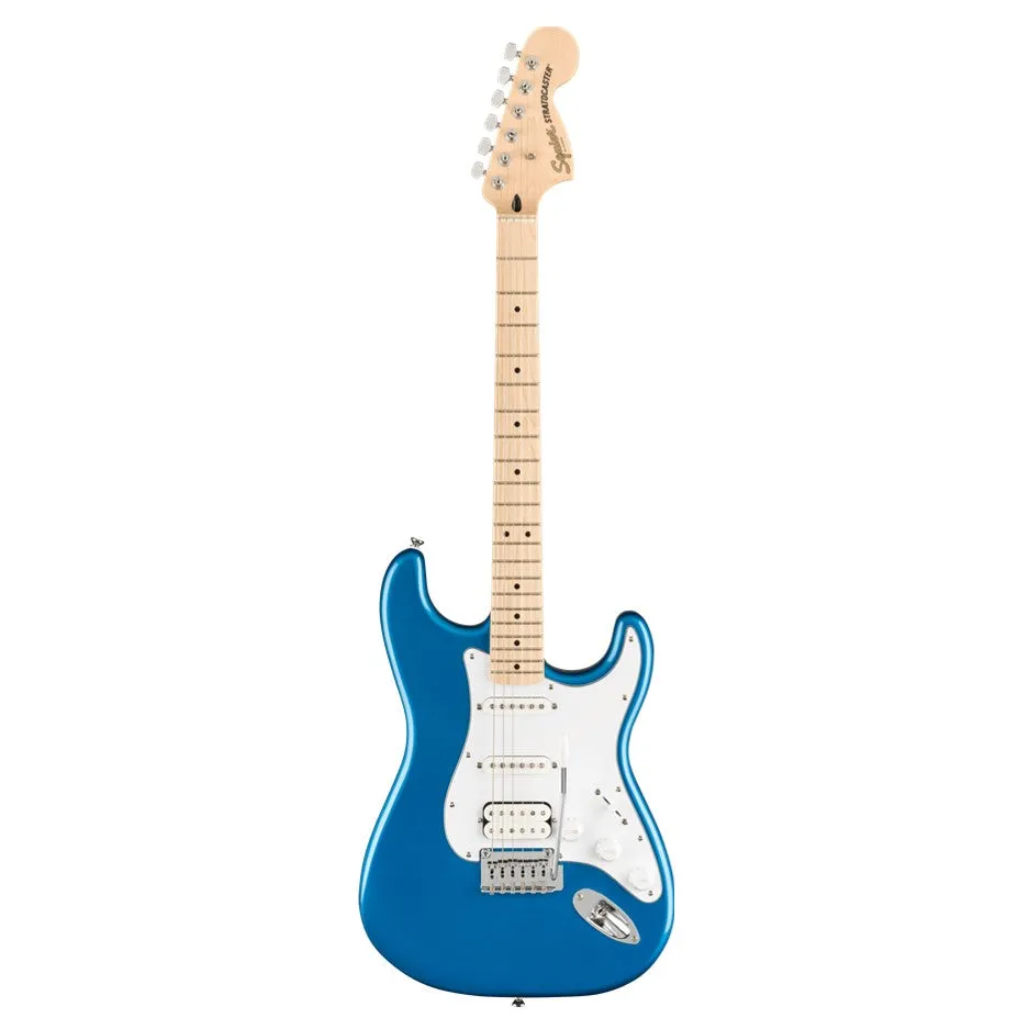 Squier Affinity Strat HSS Pack w/ Gig Bag & Frontman 15G (Lake Placid Blue)