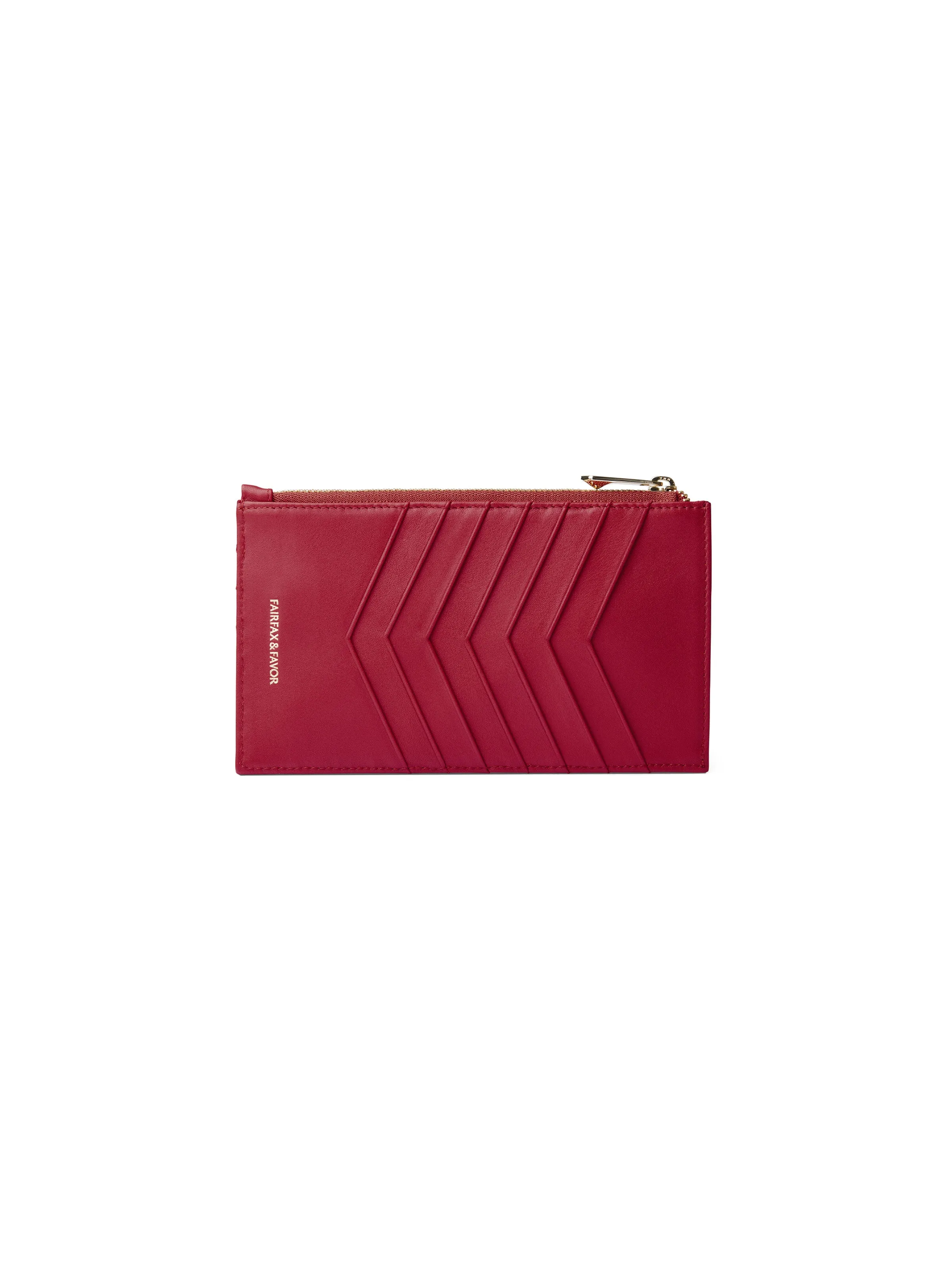 Stratford - Red Leather Quilted