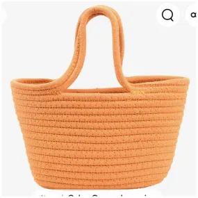 Summer Straw Shoulder Shopping Handbag.