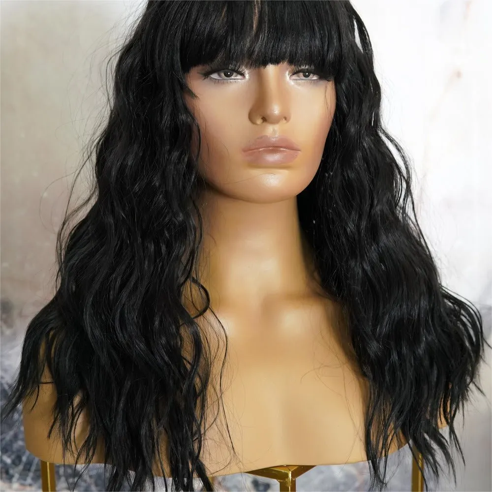 TAMIKA Black Fringe Wig