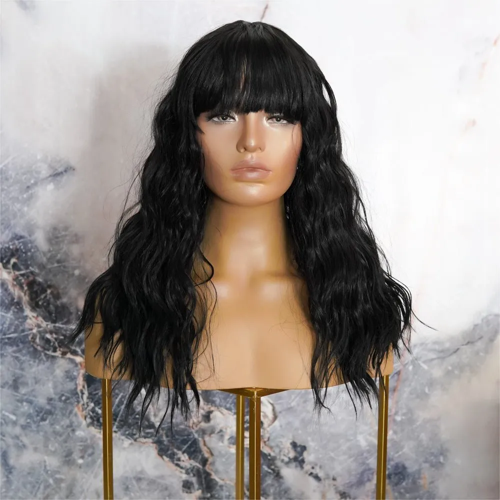 TAMIKA Black Fringe Wig