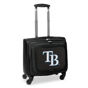 Tampa Bay Rays 14" Black Wheeled Laptop Overnighter