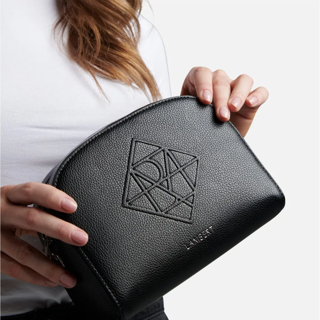 The Kayla - Black Vegan Leather Crossbody Handbag