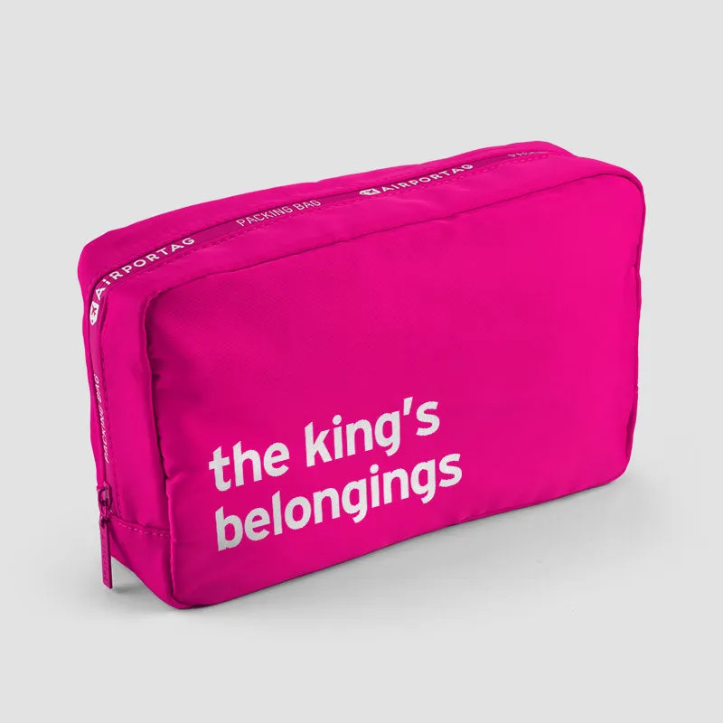 The King's Belongings - Packing Bag