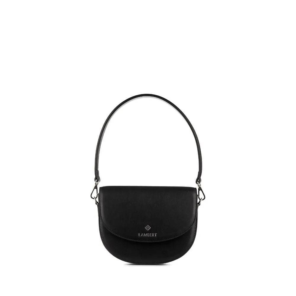 The Naomi - 2-in-1 Black Vegan Leather Handbag