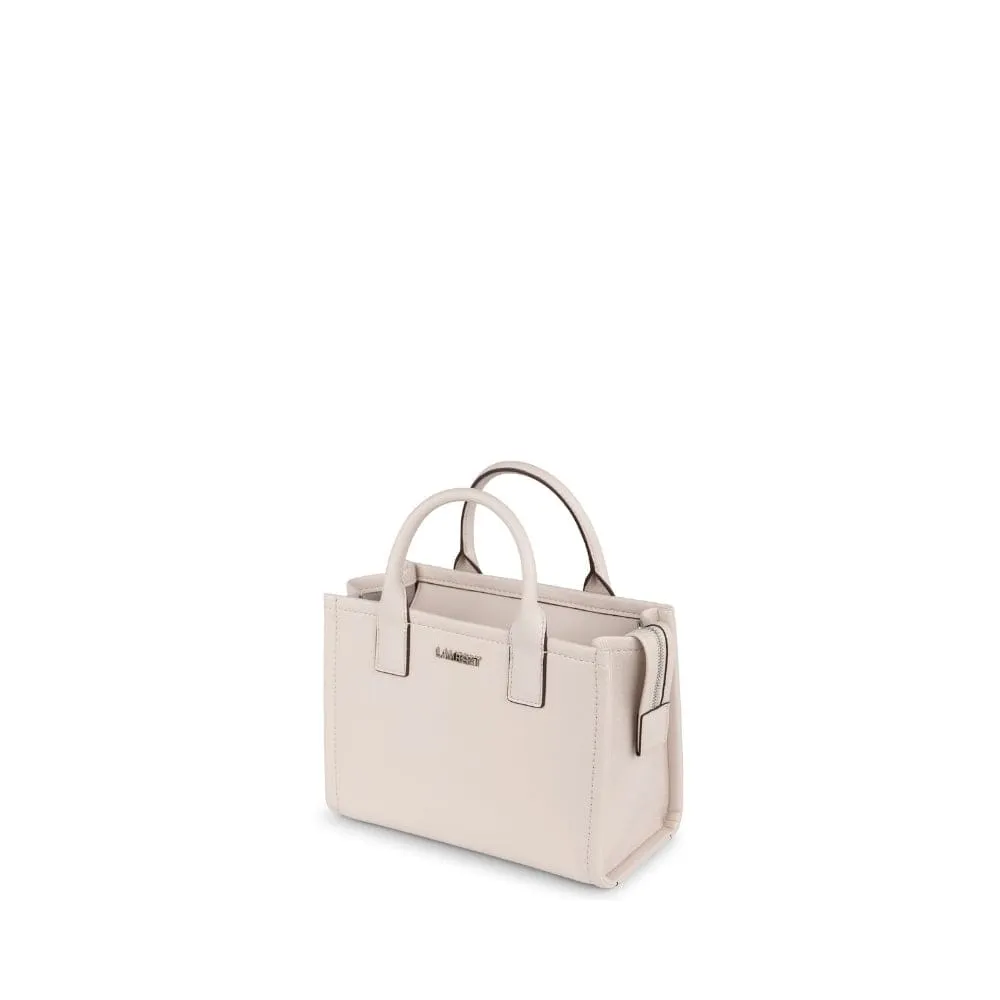 The Tania - Mini Salt Vegan Leather Tote Bag