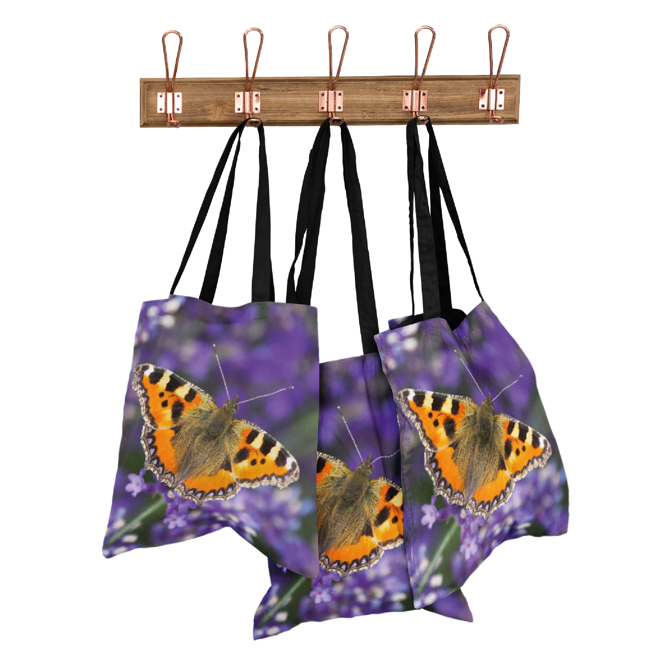 Tortoiseshell Butterfly Wipeable Bag for Life