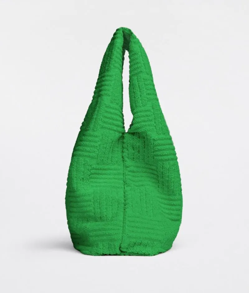 Towel Dumpling Shopping Tote Underarm Bag