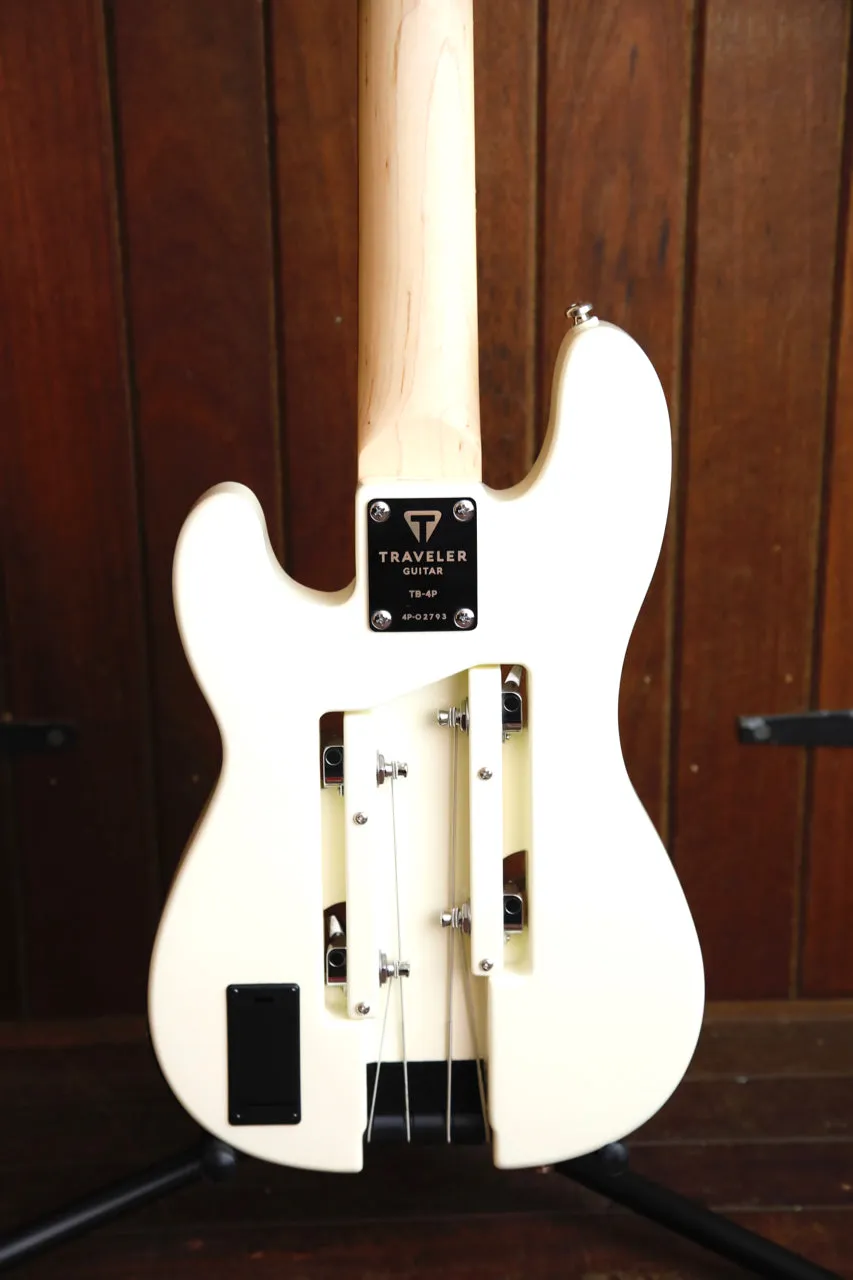 Traveler Guitar Tb-4P Bass Guitar Pearl White