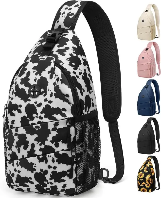 Trendy Sling Bag CrossBody Backpack with Convertible Shoulder Strap