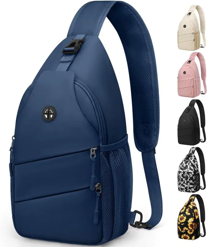 Trendy Sling Bag CrossBody Backpack with Convertible Shoulder Strap