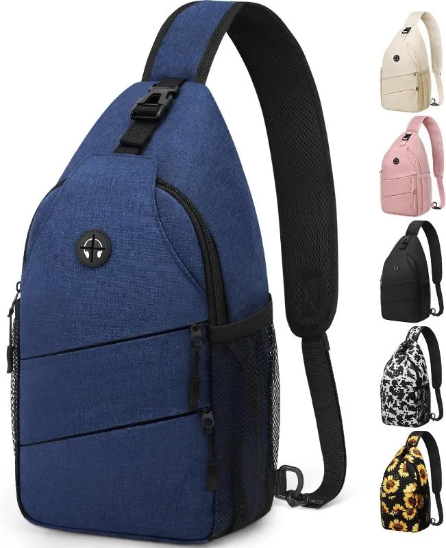 Trendy Sling Bag CrossBody Backpack with Convertible Shoulder Strap