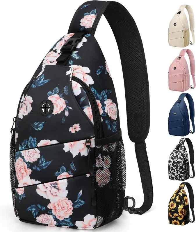 Trendy Sling Bag CrossBody Backpack with Convertible Shoulder Strap