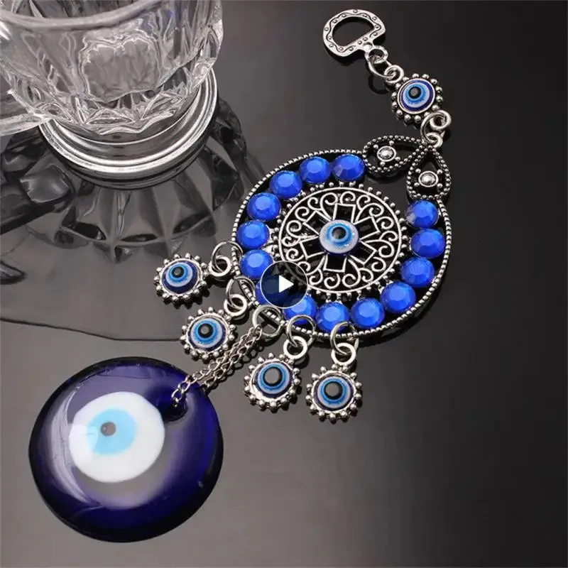 Turkish Blue Eye Wind Chimes Amulet Wall Hanging Decor