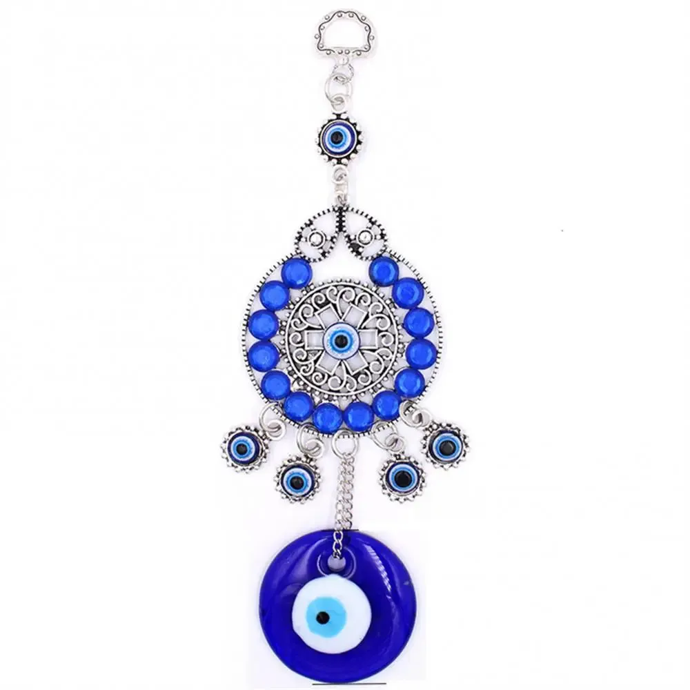 Turkish Blue Eye Wind Chimes Amulet Wall Hanging Decor