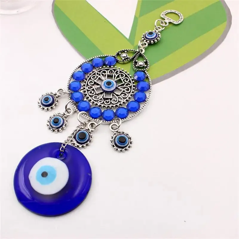 Turkish Blue Eye Wind Chimes Amulet Wall Hanging Decor