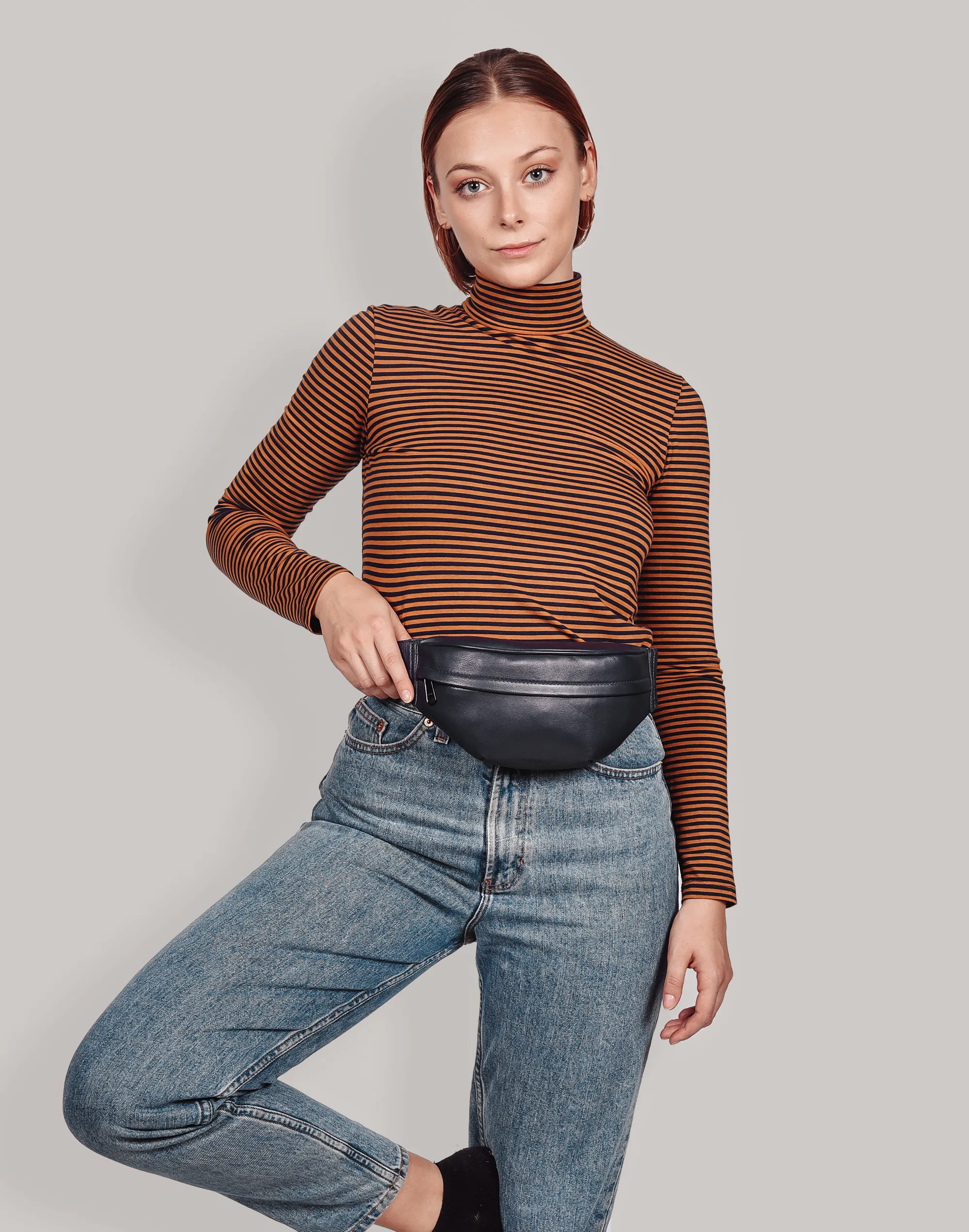 Upcycled Leather Fanny Pack