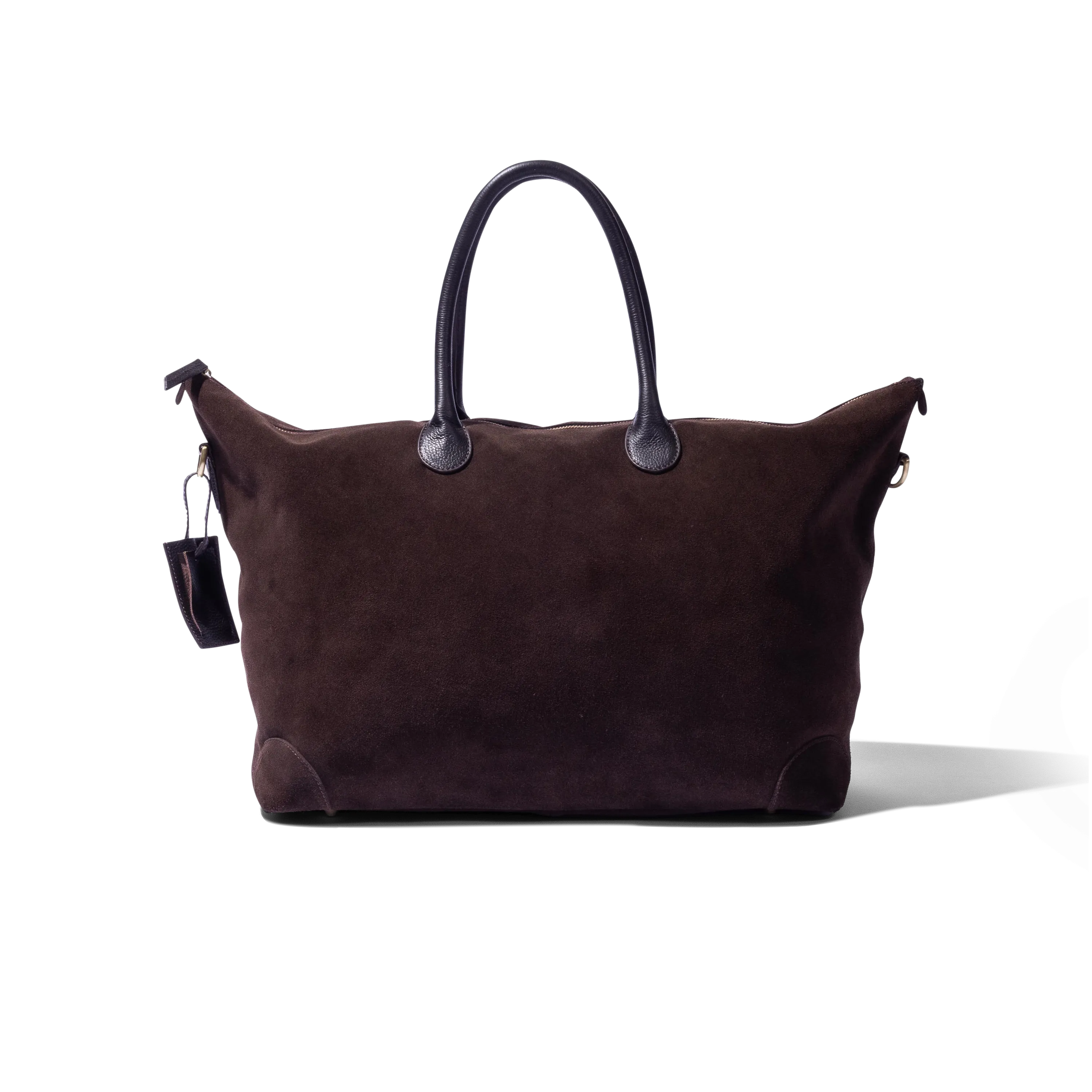 Weekend Tote in Brown Suede