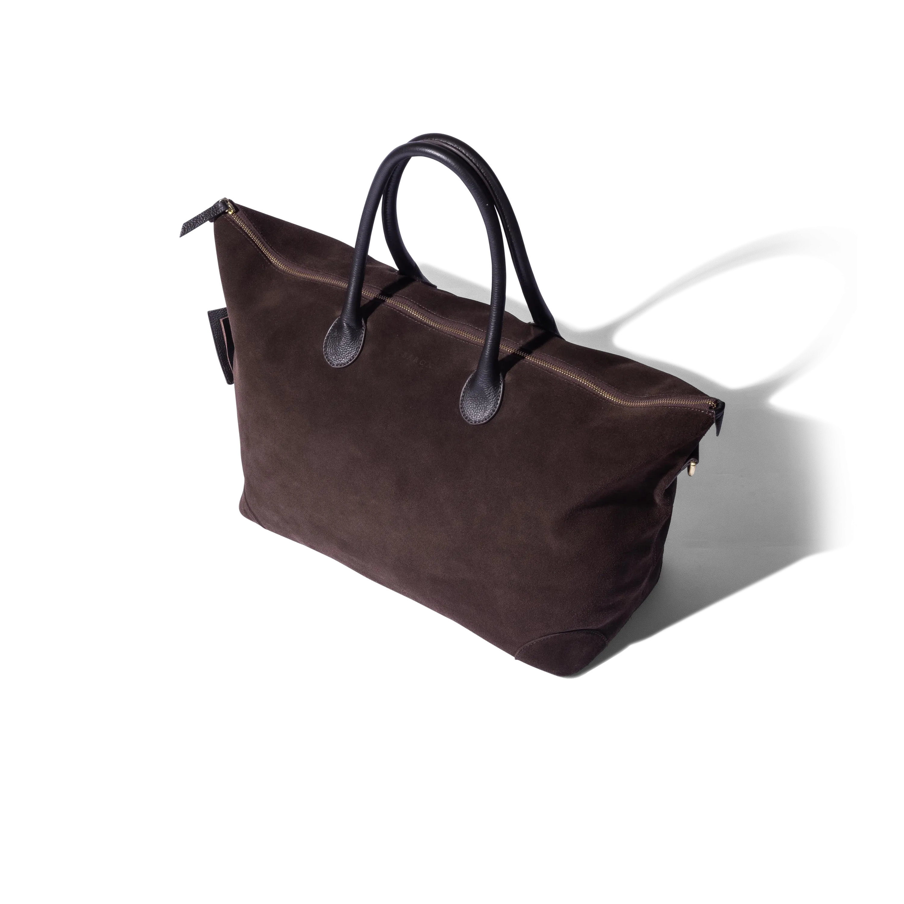 Weekend Tote in Brown Suede