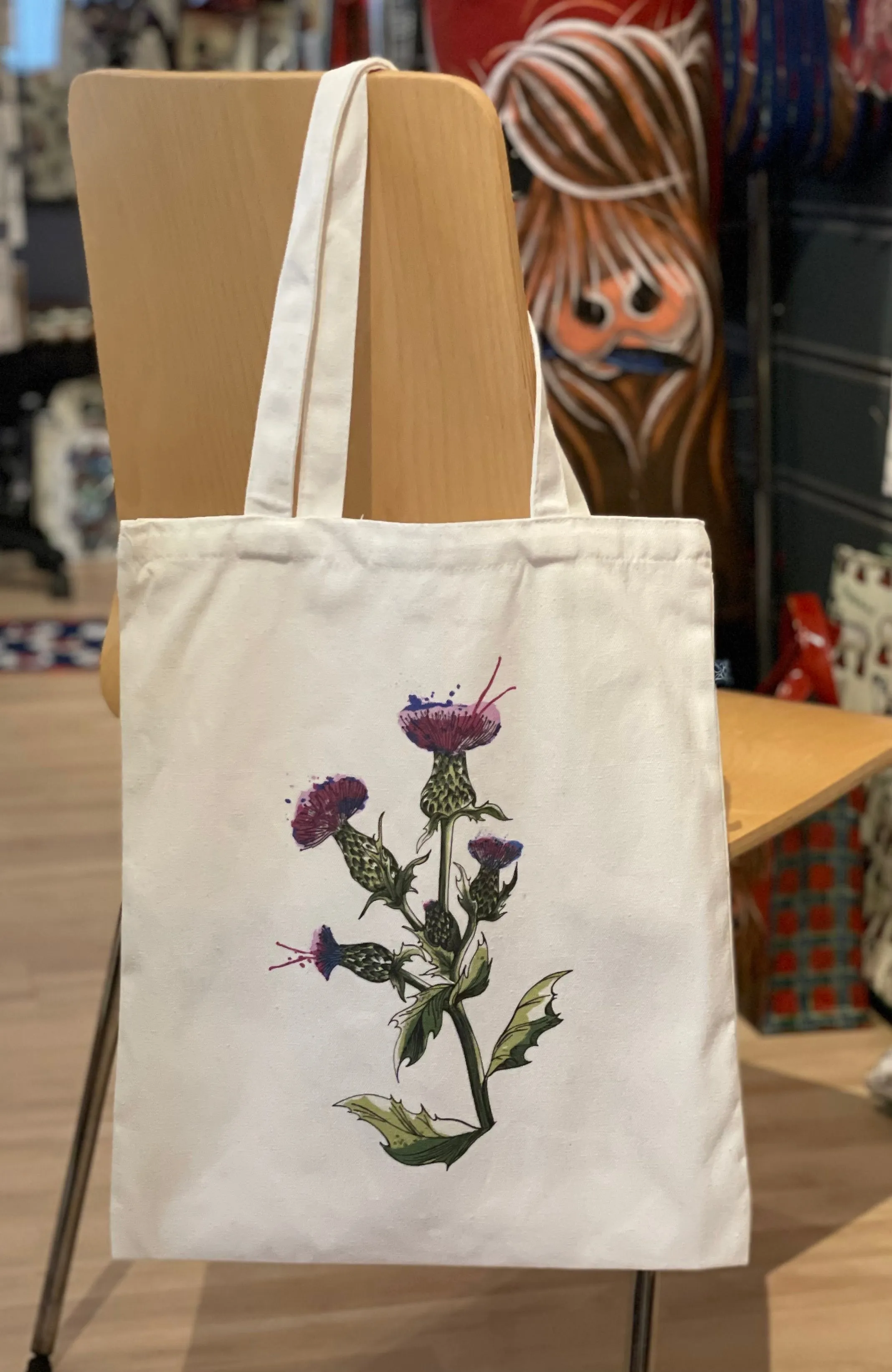 Wild Thistle Cotton Shopper Bag (WTBAG)