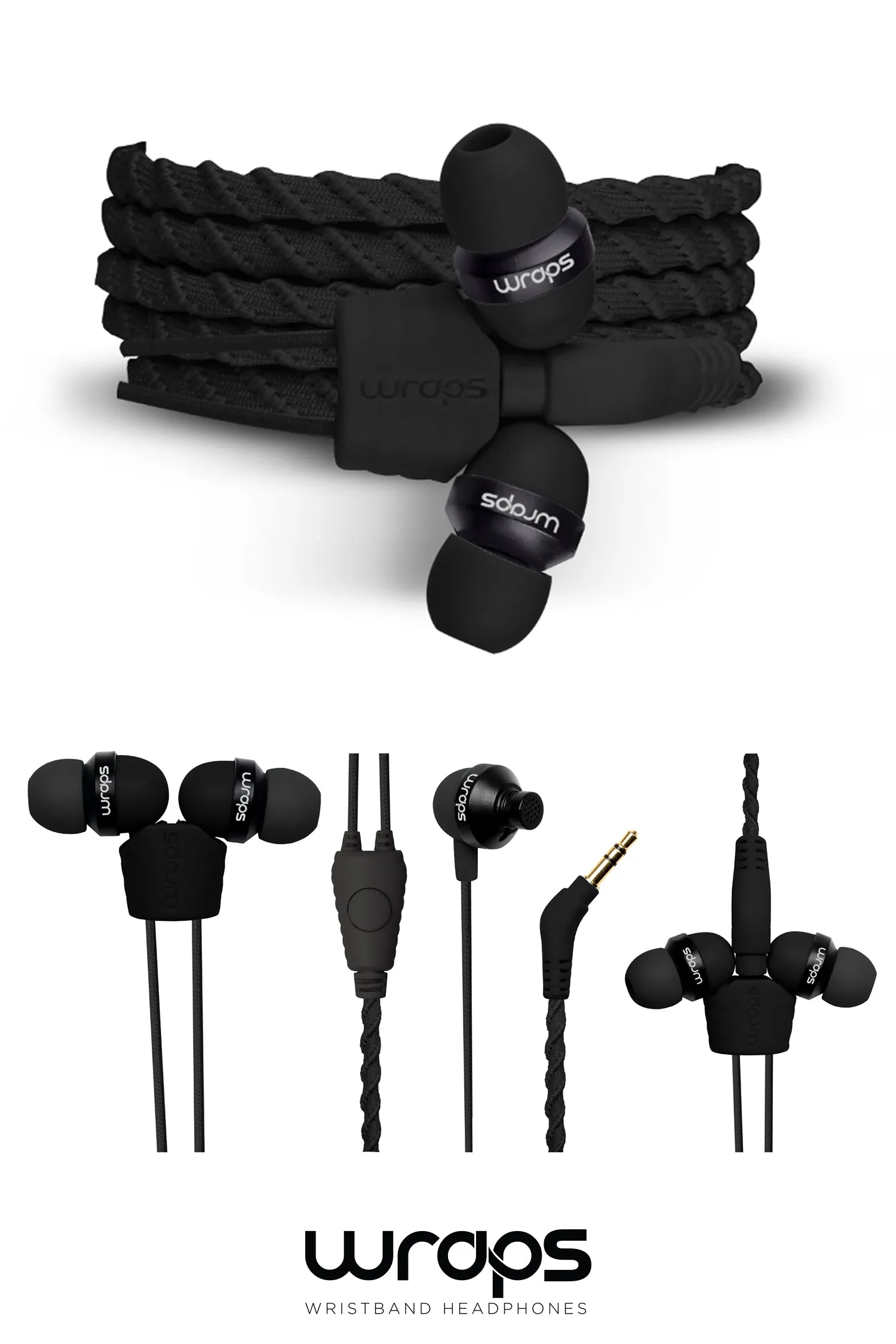 WRAPS Talk In-ear Headphones with Microphone