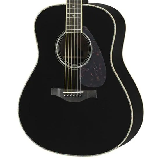 Yamaha LL16D ARE All Solid Acoustic Electric Guitar In Black