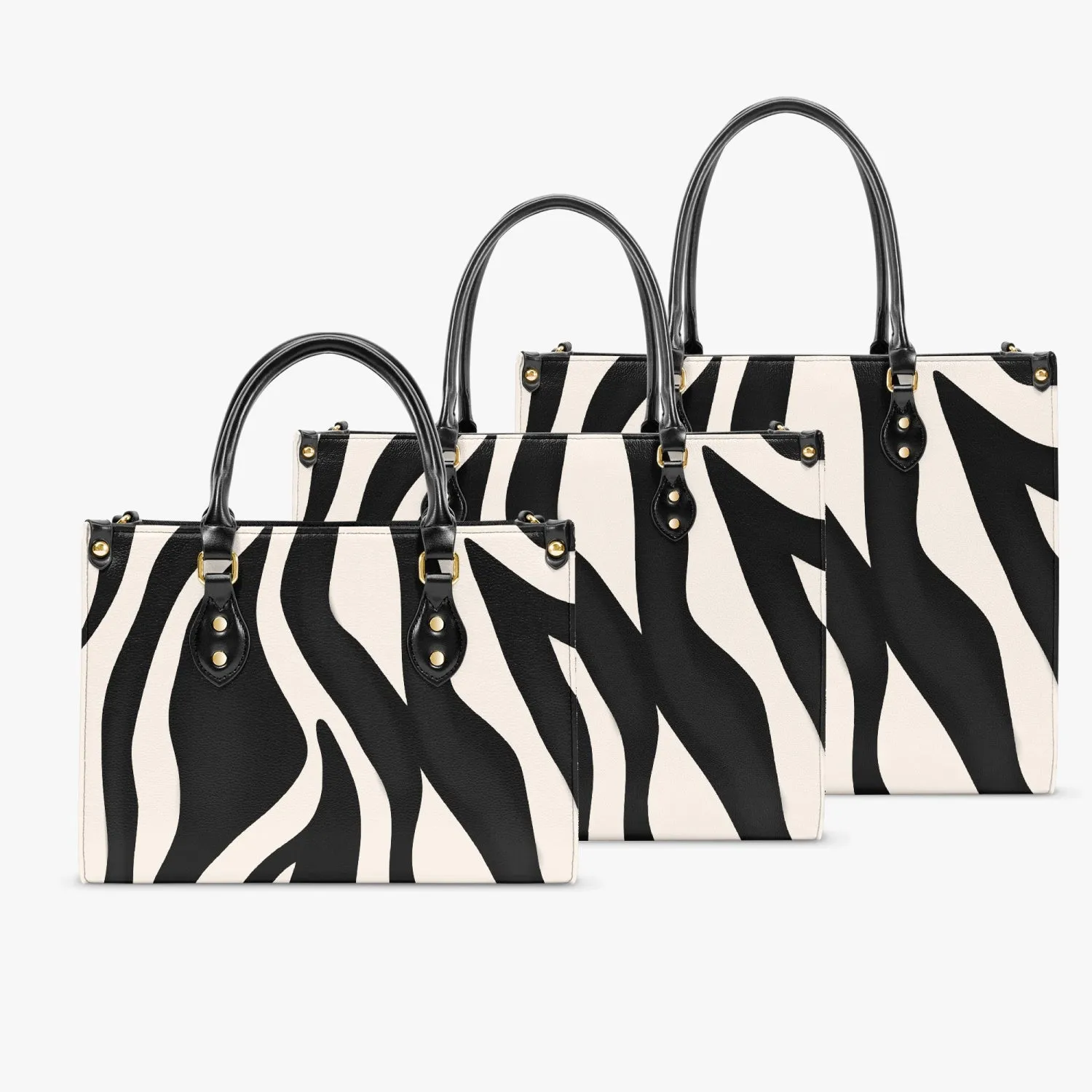 Zebra Print Tote Bag